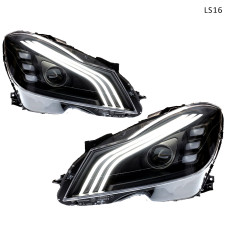 Тунинг LED фарове за Mercedes C W204 Facelift 11-14г - LS16